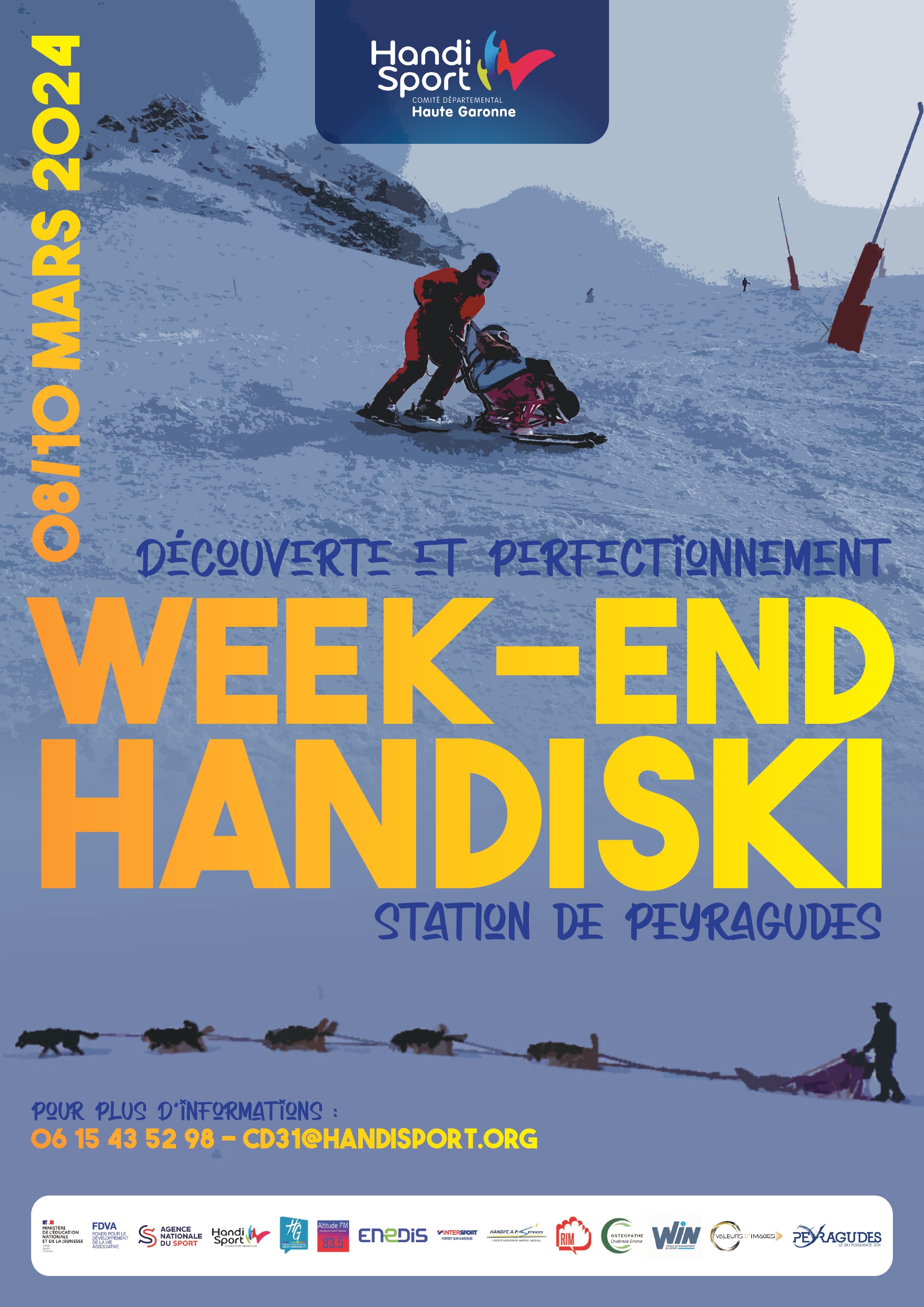 Affiche HandiSki 08mars