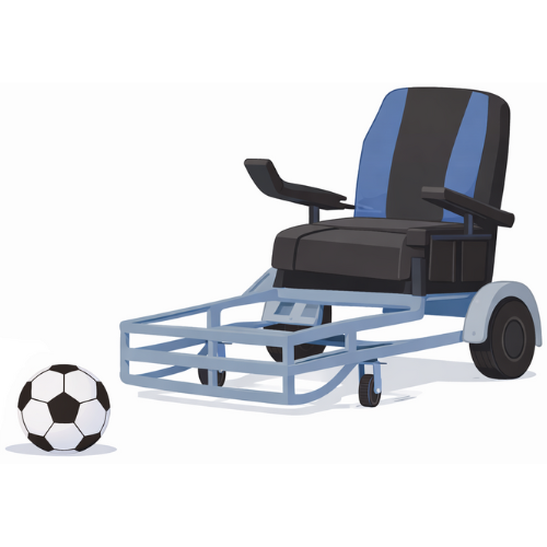 Icône foot fauteuil électrique: lien
