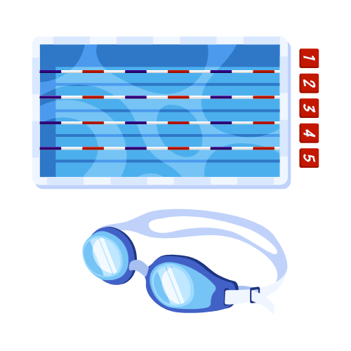 Icône natation: lien