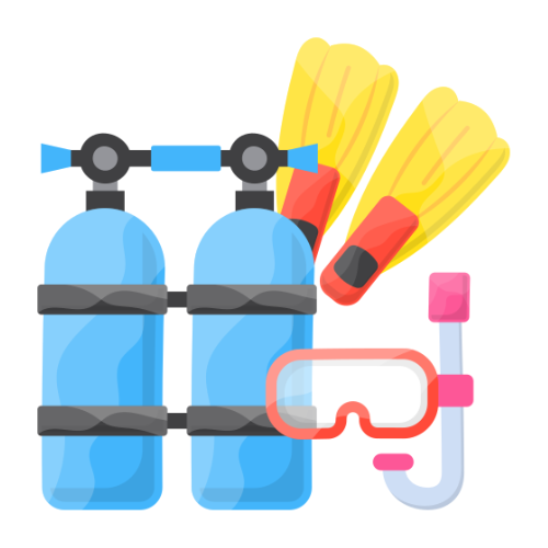 Icône plongée sous marine: lien